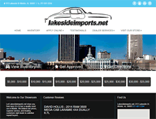 Tablet Screenshot of lakesideimports.net